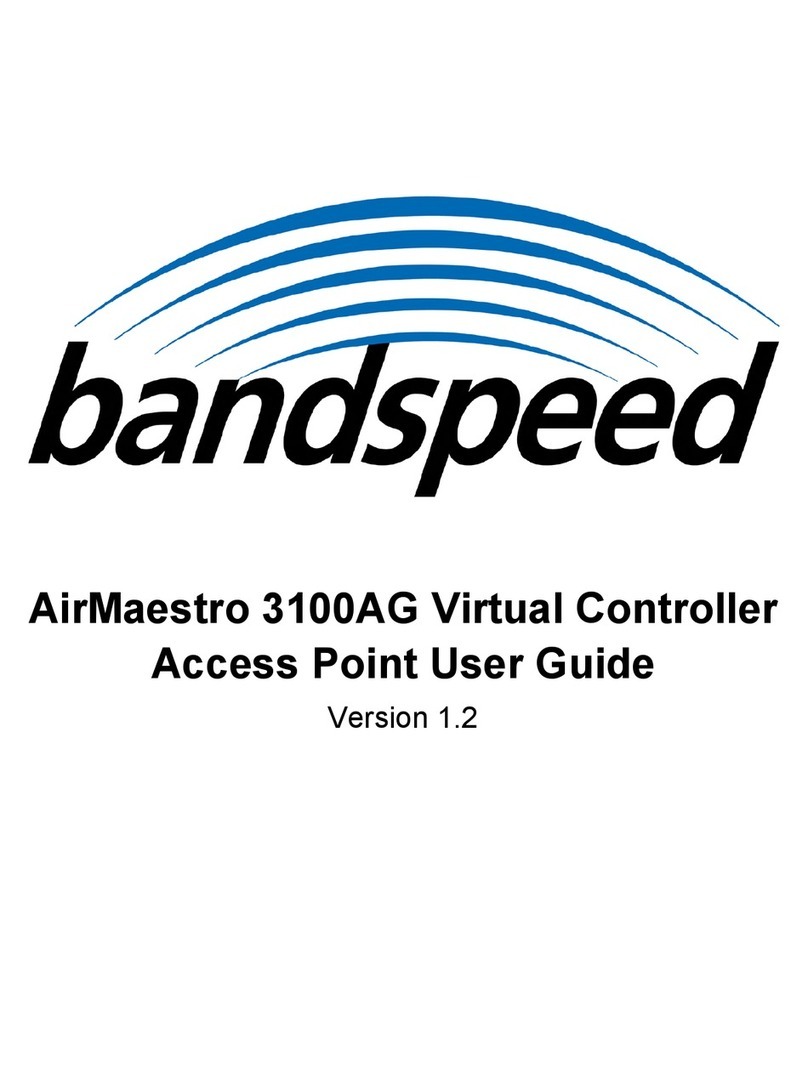 Bandspeed AirMaestro 3100AG User manual