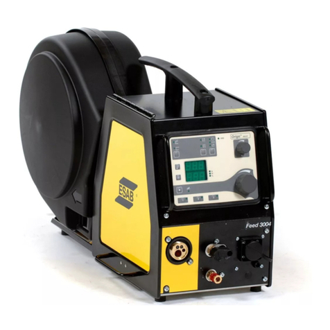ESAB Aristo Origo Feed 3004 User manual