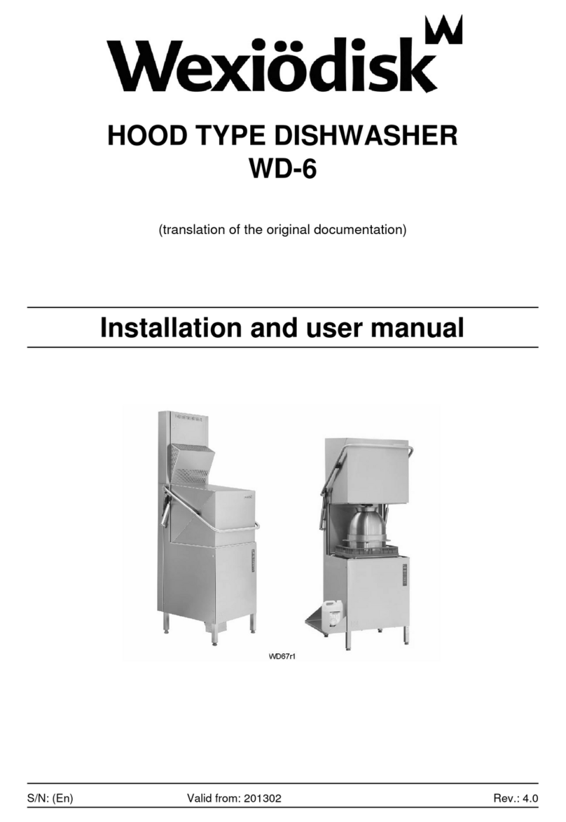 Wexiodisk WD-6 Installation and user manual