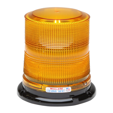 Whelen Engineering Company L22 LED Beacon installation guide