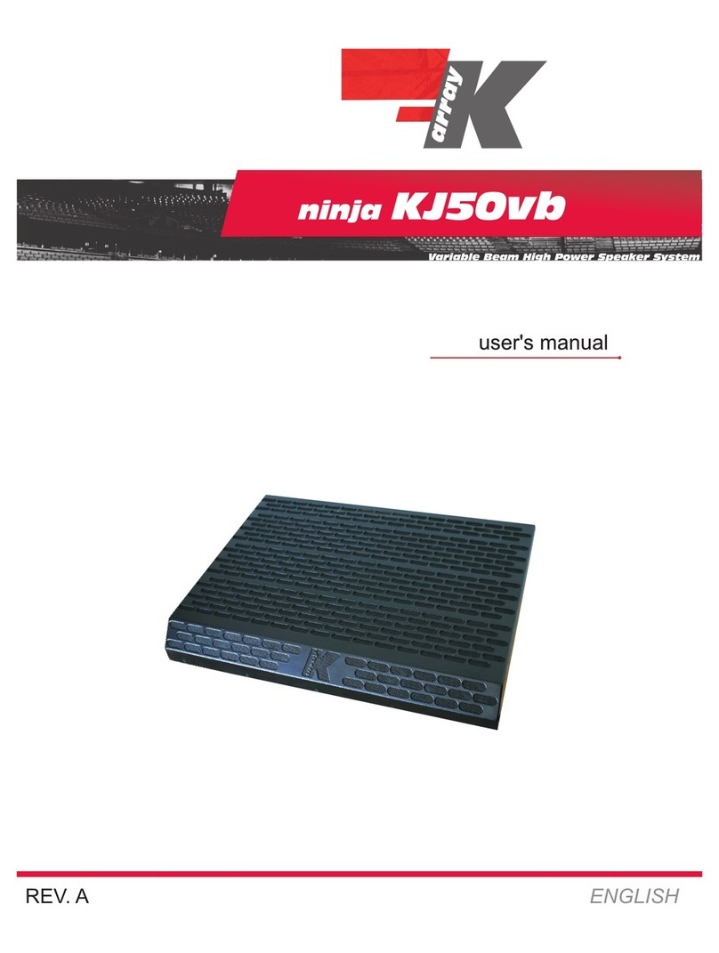 K-array ninja kj50vb User manual