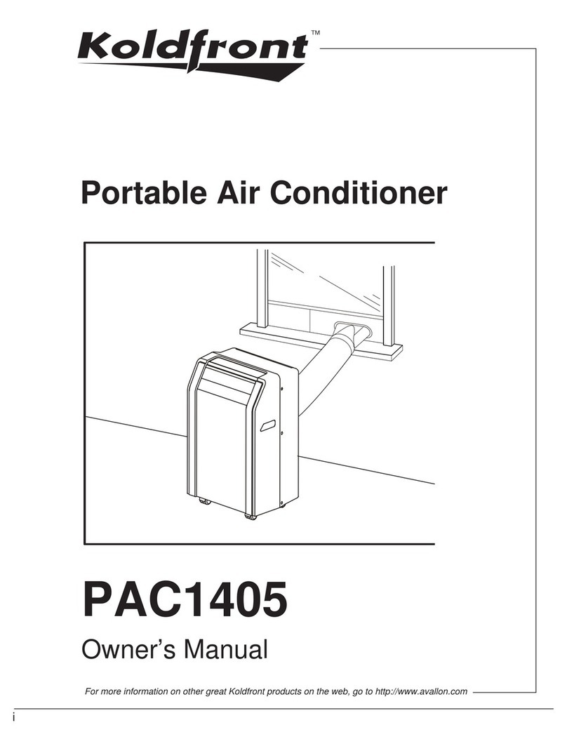 Koldfront PAC1405 owner's manual