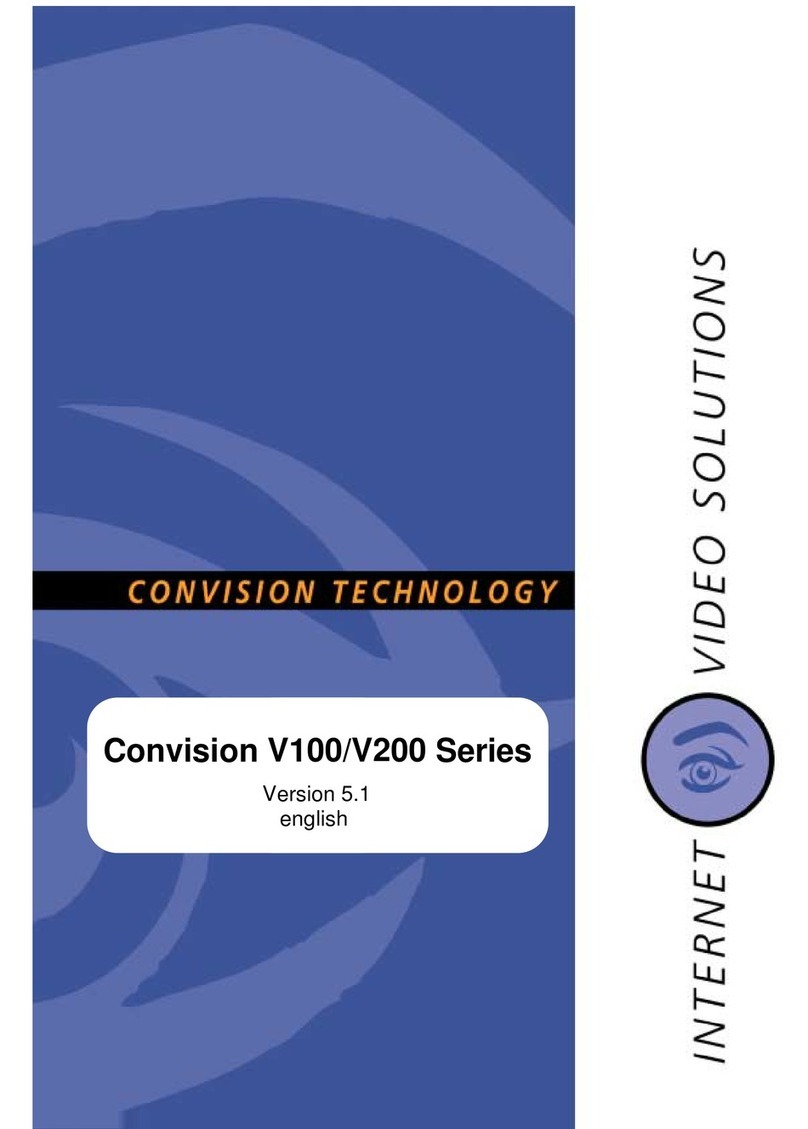 Convision V100 Series User manual