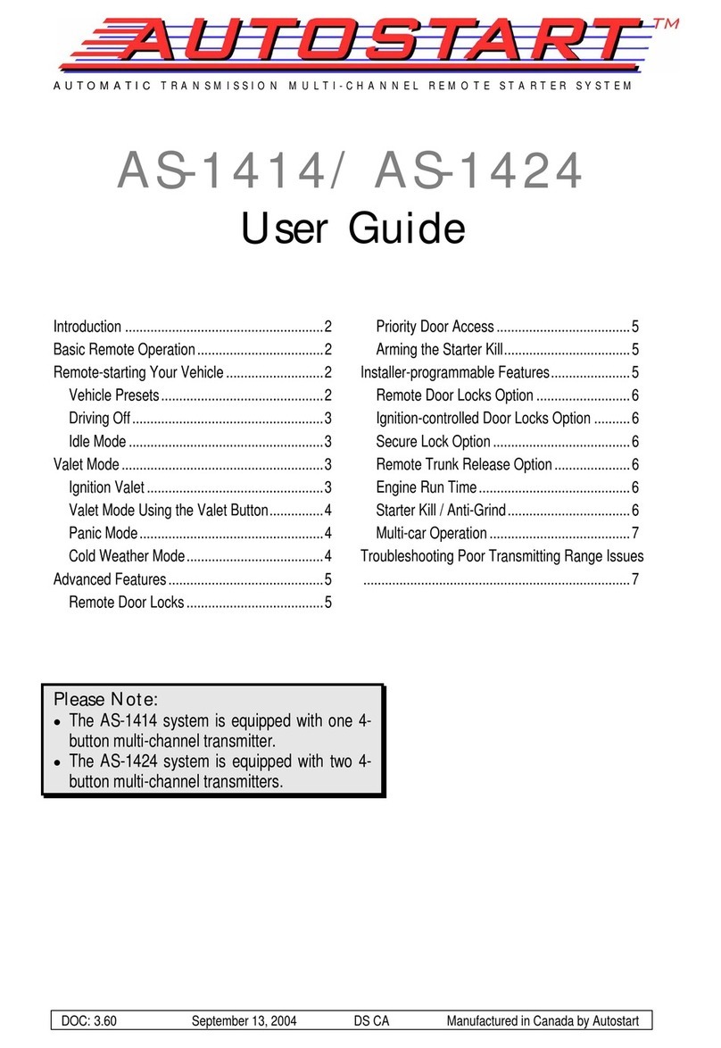 Autostart AS-1414 User manual