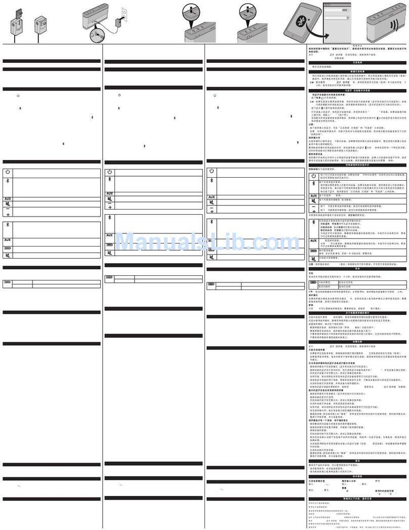 Bose SoundLink Bluetooth speaker III manual