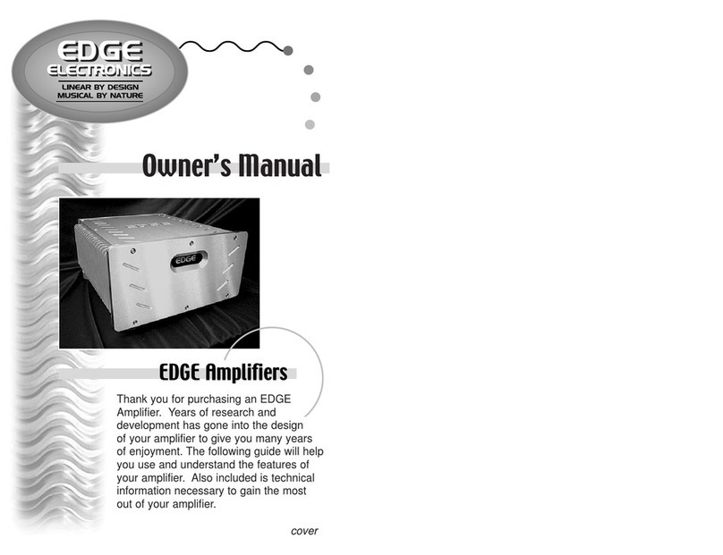 Edge Amplifier User manual Edge Amplifier User manual