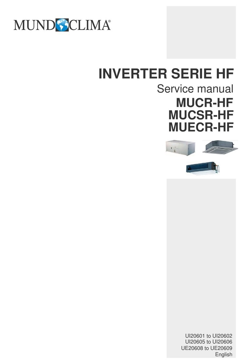 MUND CLIMA MUCR-HF Service manual MUND CLIMA MUCR-HF Service manual