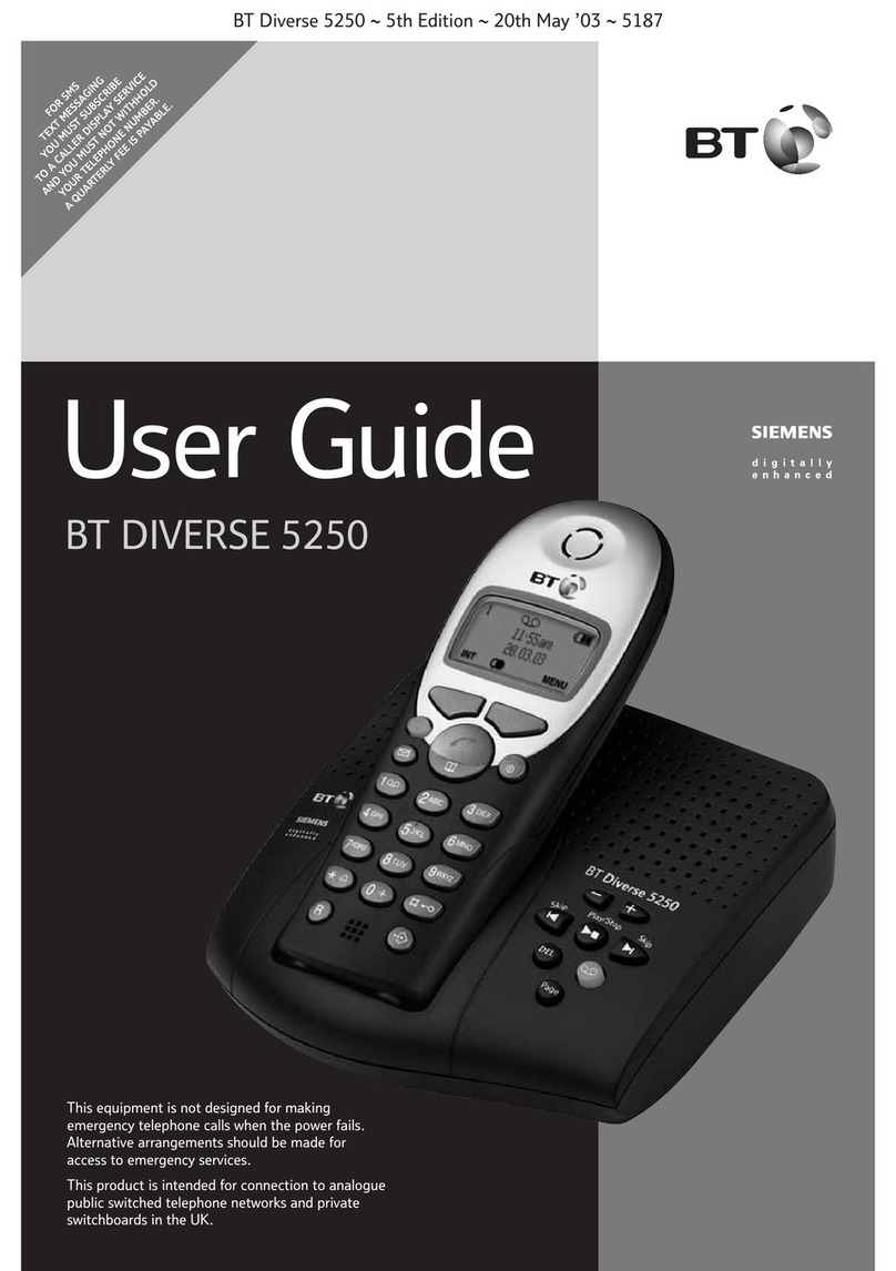 BT Diverse 5250 User manual