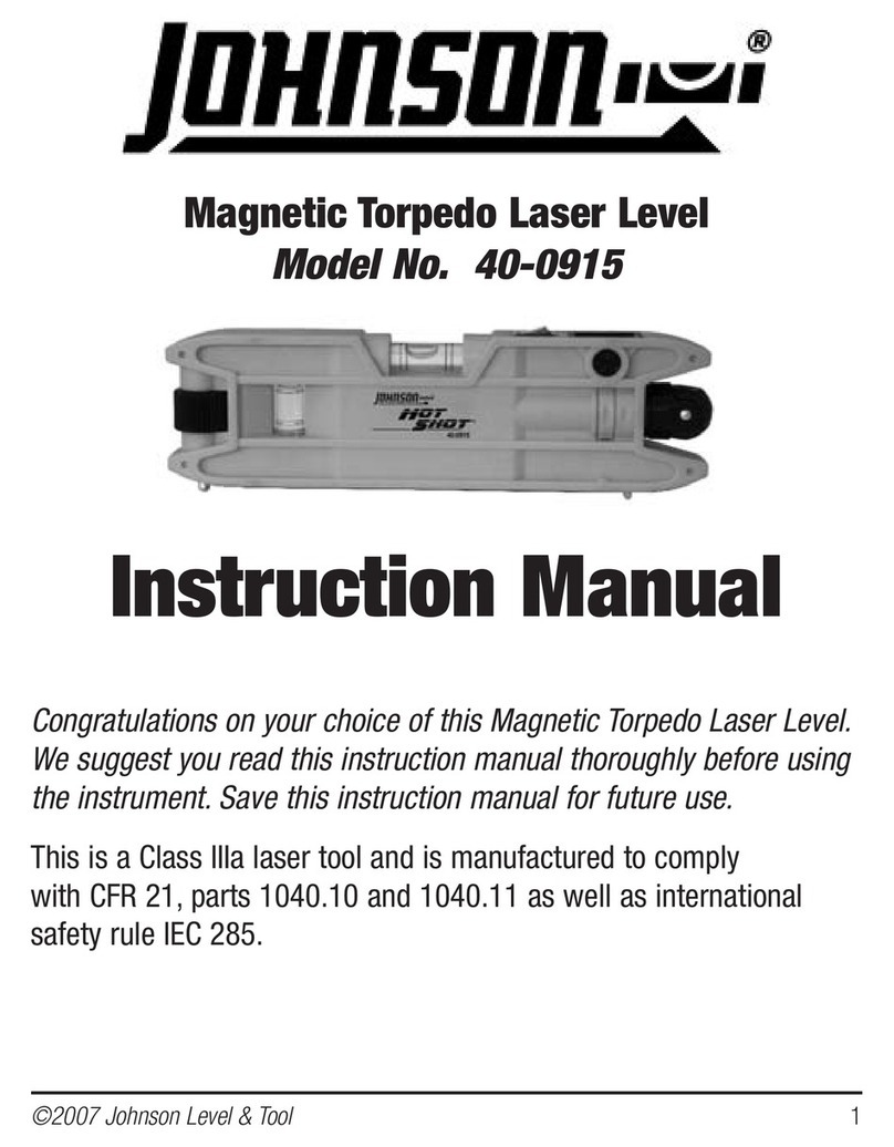 Johnson Level & Tool 40-0915 User manual