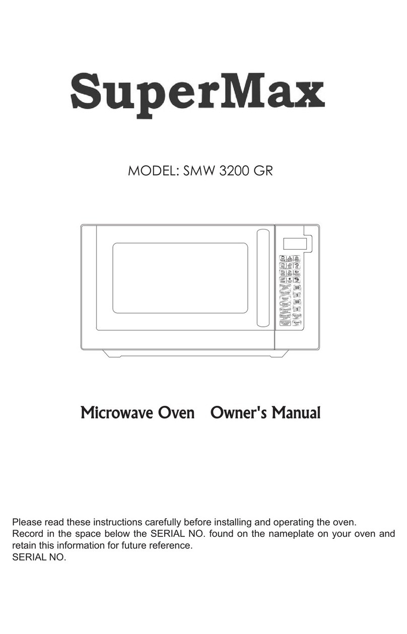 SuperMax SMW 3200 GR owner's manual