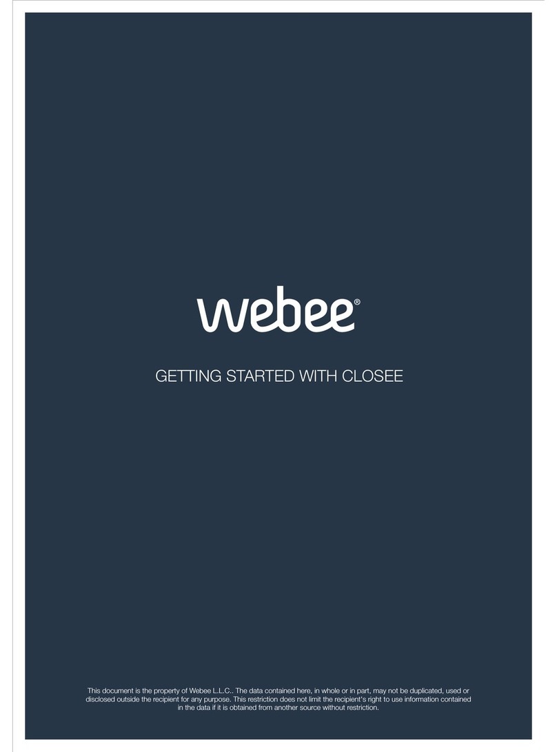 Webee Closee Getting started