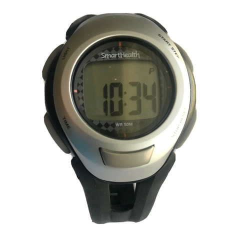 Smart Health Pedometer Heart Rate Watch User manual