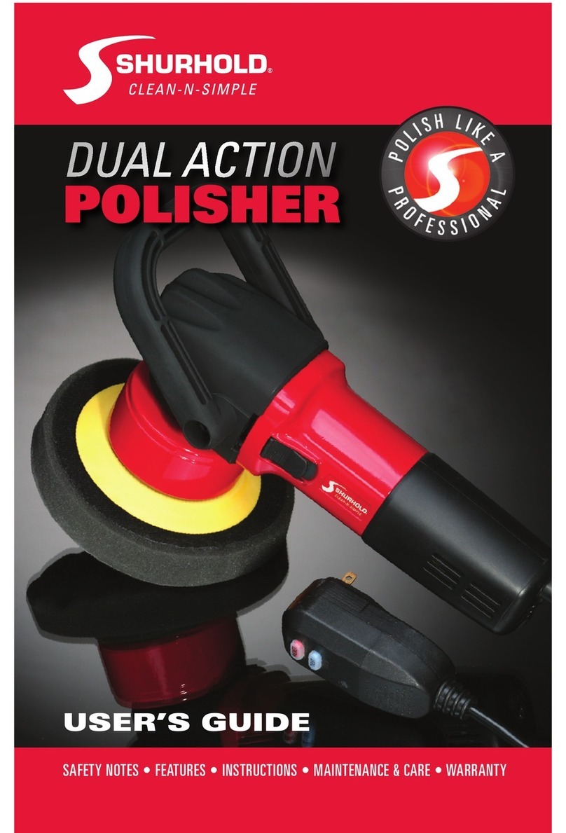 Shurhold DUAL ACTION POLISHER User manual
