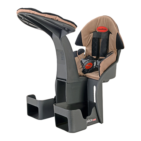 WeeRide CENTER MOUNT CHILD CARRIER instruction manual