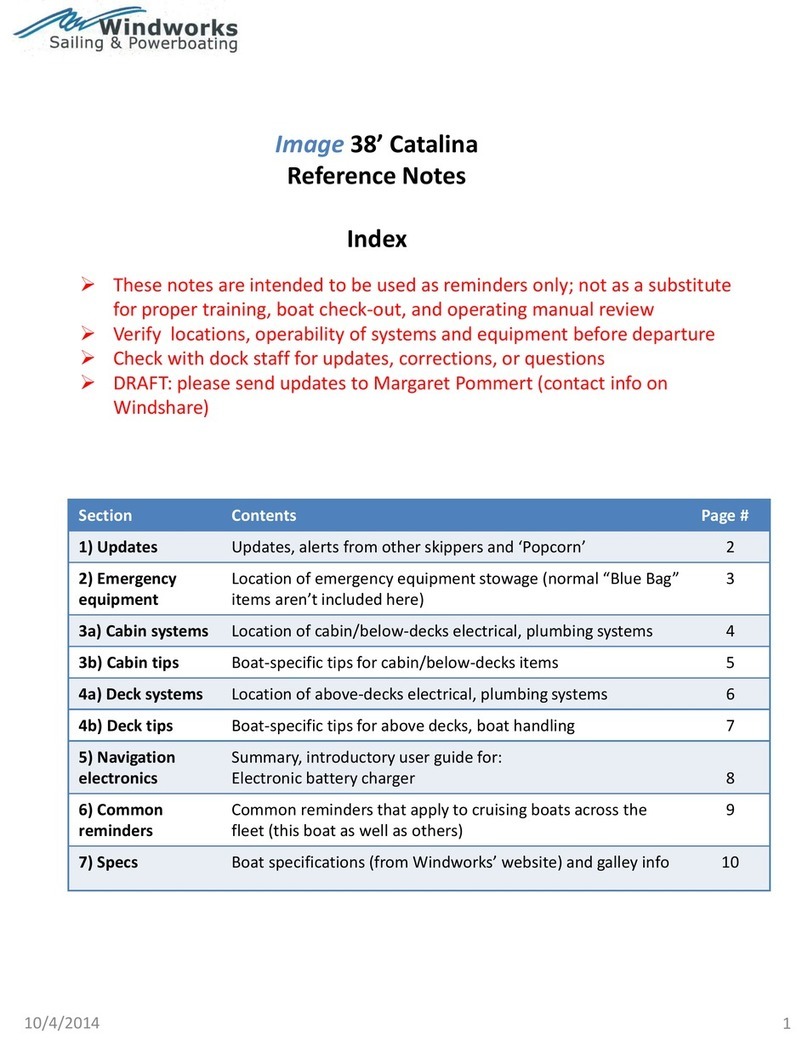 Windworks 38' Catalina Reference notes