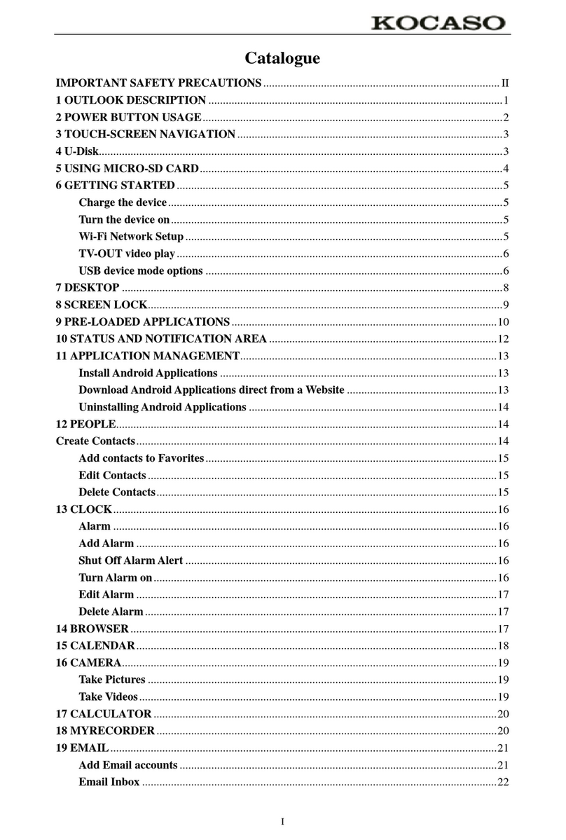 KOCASO M766 User manual