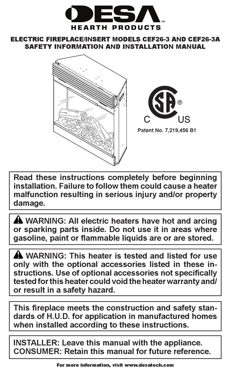 Desa CEF26-3 User manual