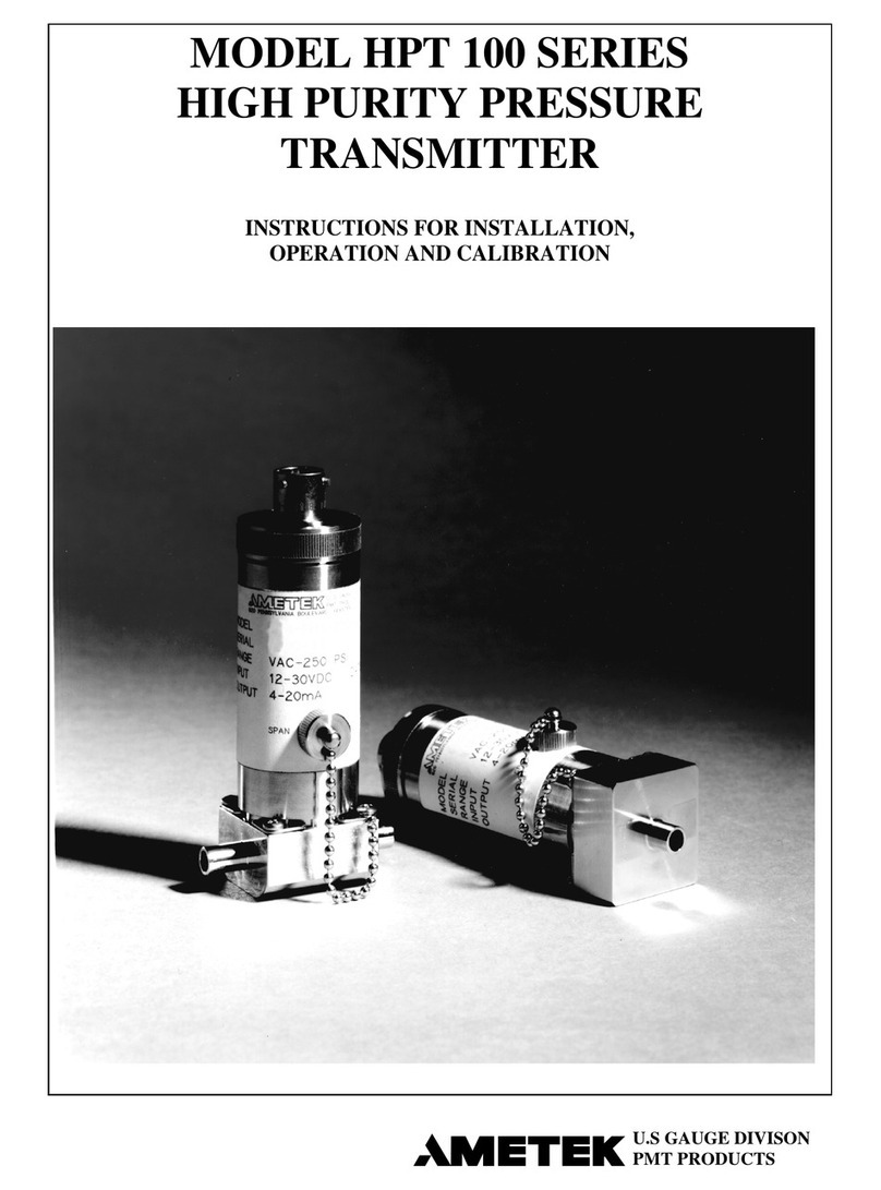 Ametek A-DS1B User manual