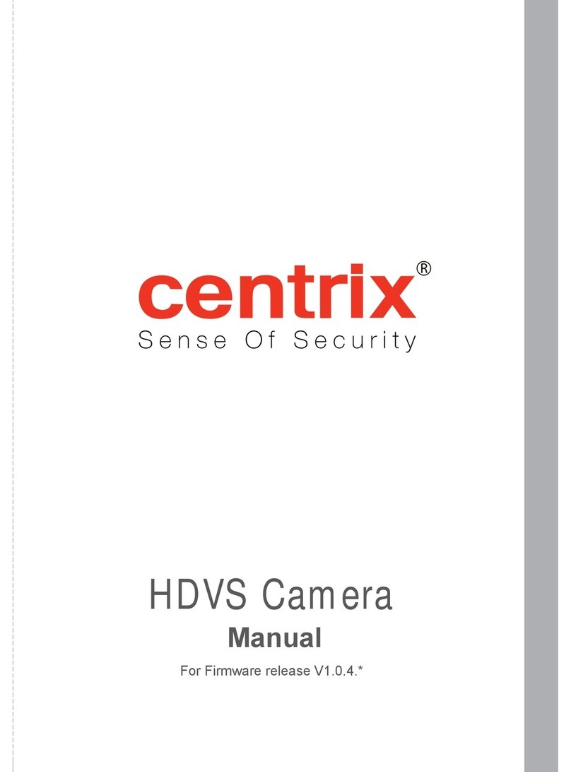 Centrix HDVS Camera User manual
