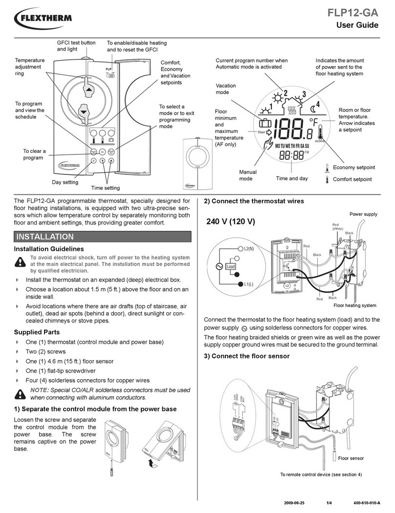 Flextherm FLP12-GA User manual