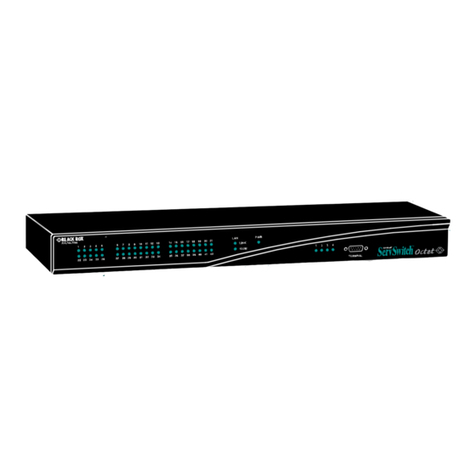 Black Box ServSwitch Octet KV1700 User manual Black Box ServSwitch Octet KV1700 User manual