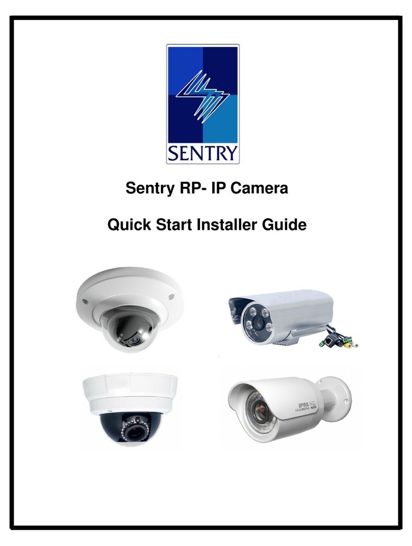Sentry RP-IP5330IR-1.3MP Quick start installer guide