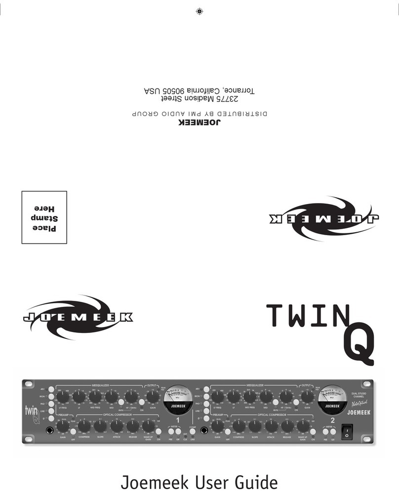 Joemeek TwinQ user guide