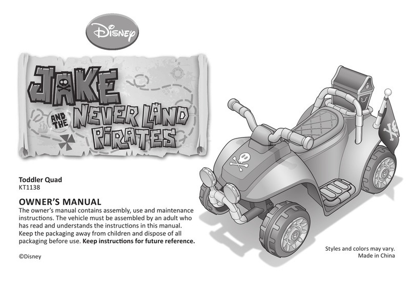 KID Trax KT1138 Jake and the Neverland Pirates User manual