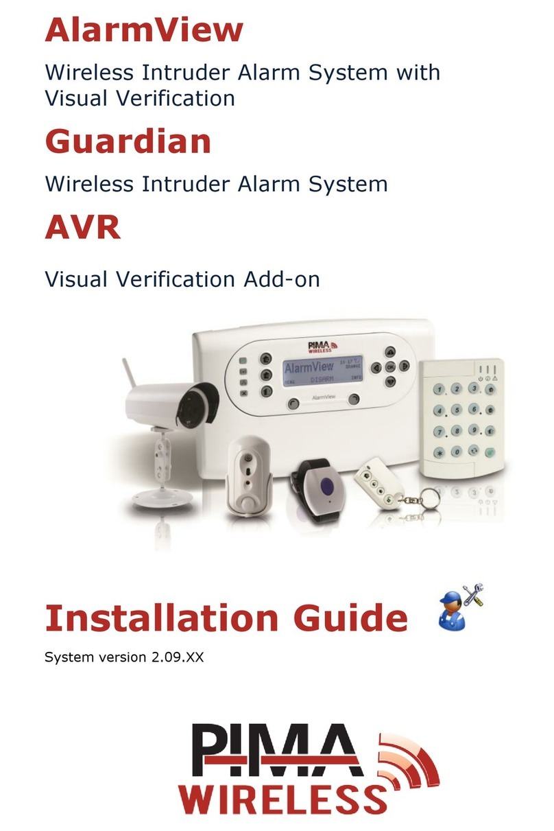 Pima Wireless AlarmView User manual