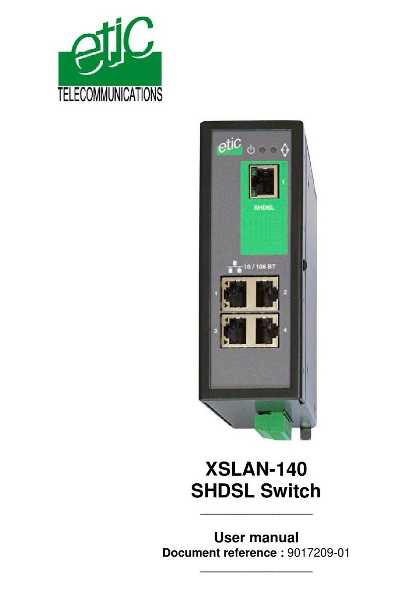 ETIC XSLAN-140 user manual