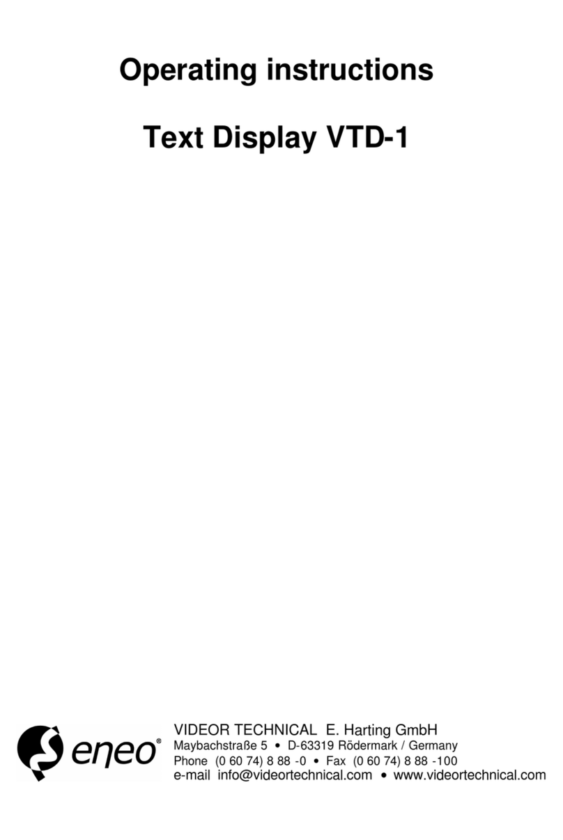 Eneo VTD-1 User manual