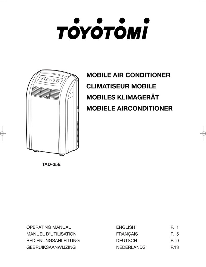 Toyotomi TAD-35E User manual Toyotomi TAD-35E User manual