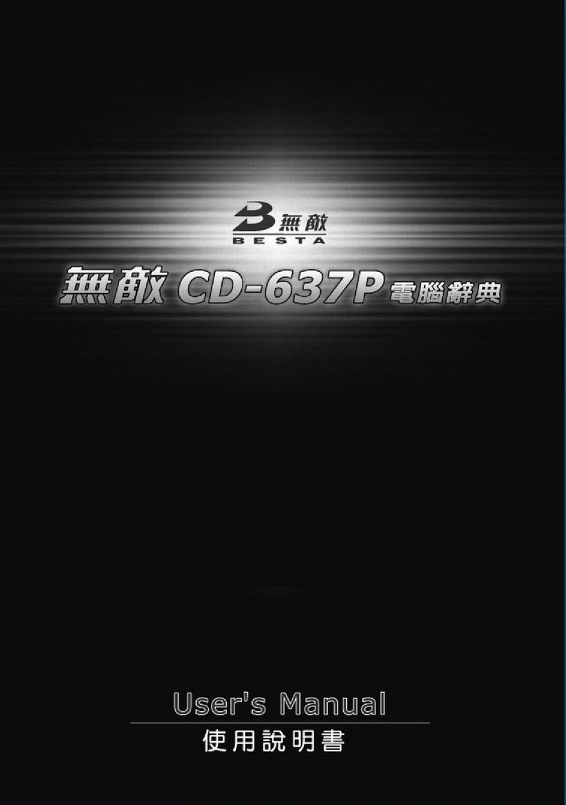 Besta CD-637P user manual