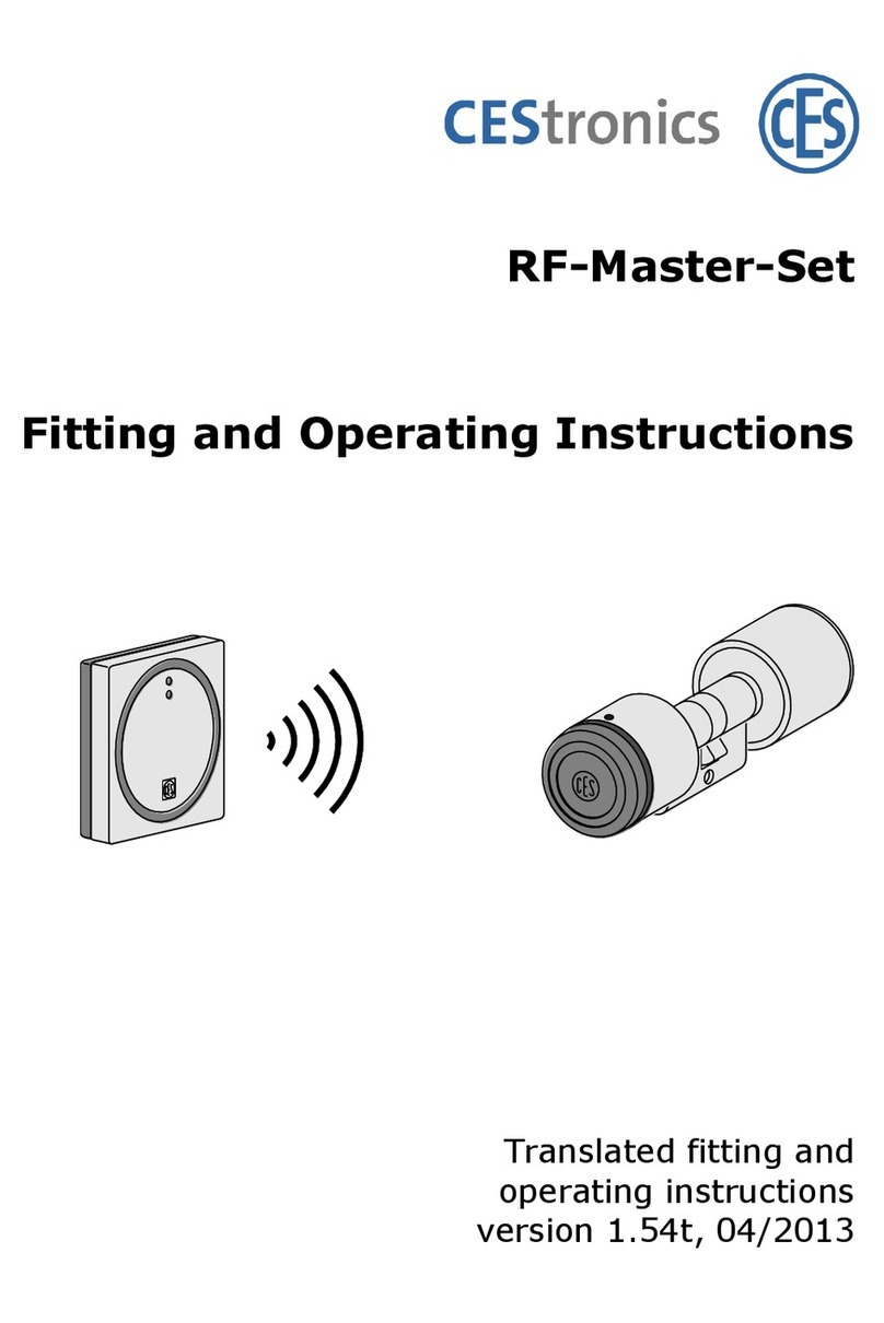 CEStronics RF-Master-Set Fitting and operating instructions