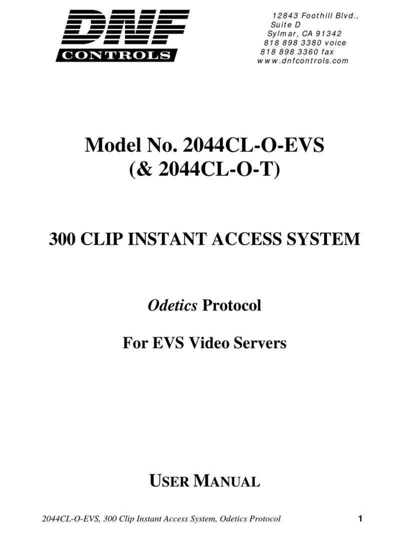 DNF Controls 2044CL-O-EVS user manual