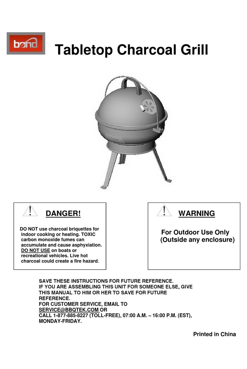 Lucas BBQ BC1401 owner's manual