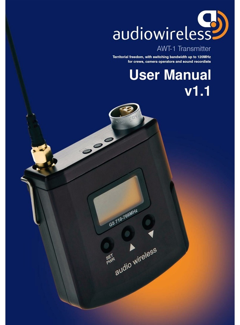 audiowireless AWT-1 user manual
