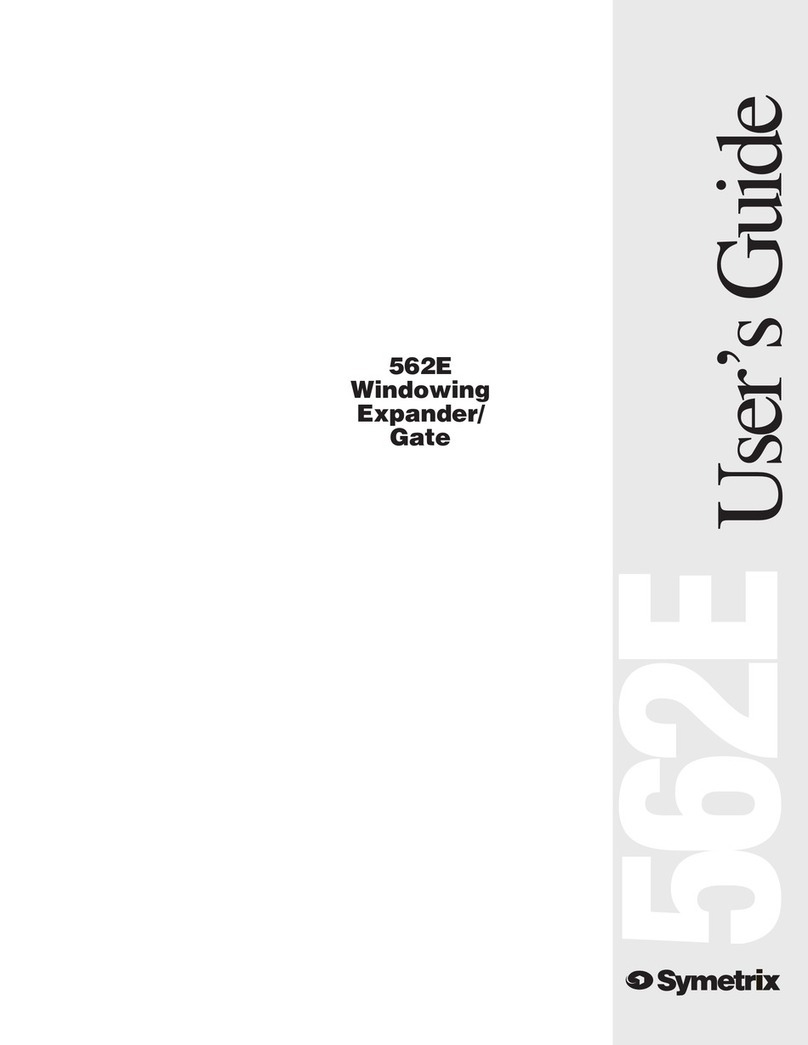 Symetrix 562E User manual
