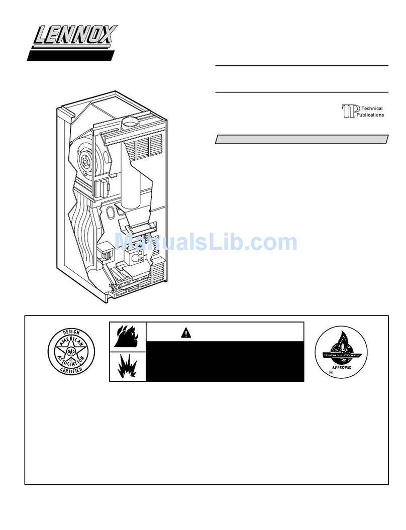 Lennox G20R series User manual Lennox G20R series User manual