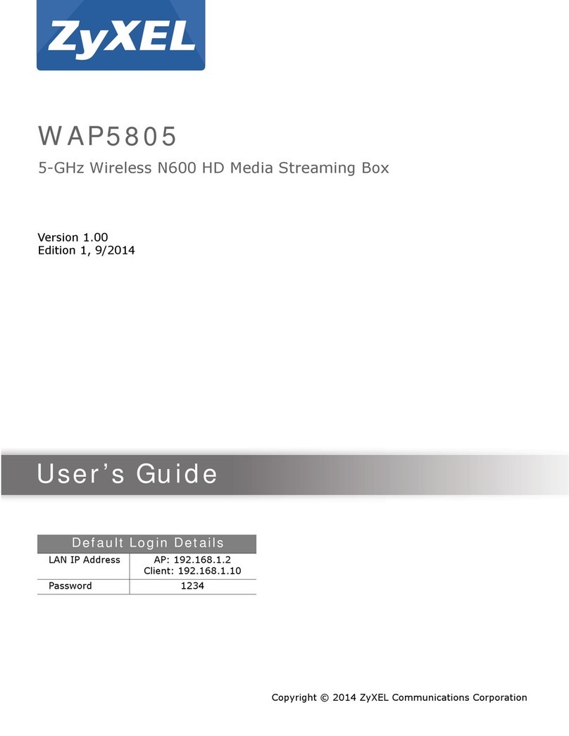 ZyXEL Communications WAP5805 User manual