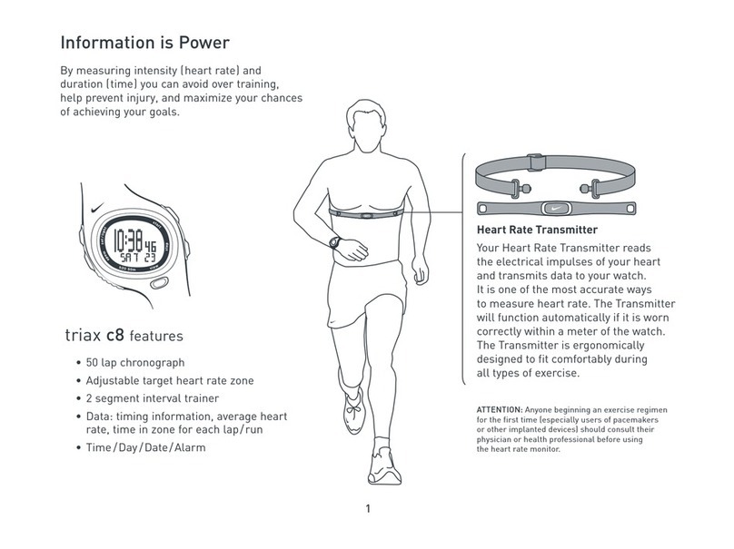 Nike TRIAX C8 quick start guide