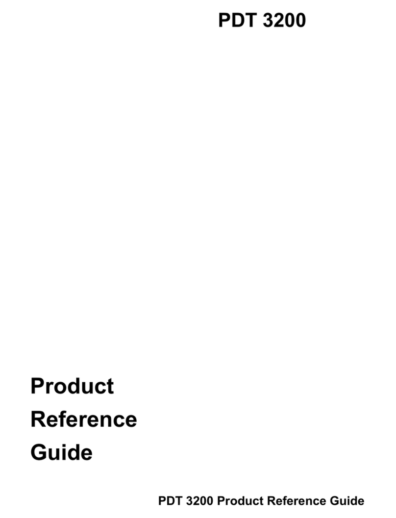 Symbol PDT 3200 Product reference guide