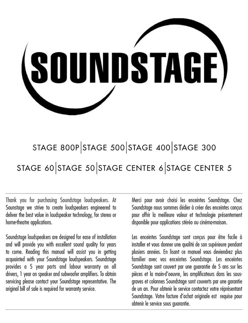 Soundstage STAGE 800P User manual