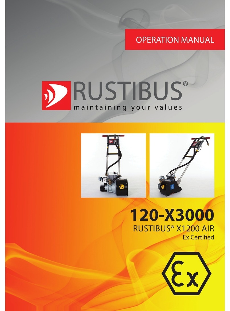 Rustibus X1200 AIR Operation manual
