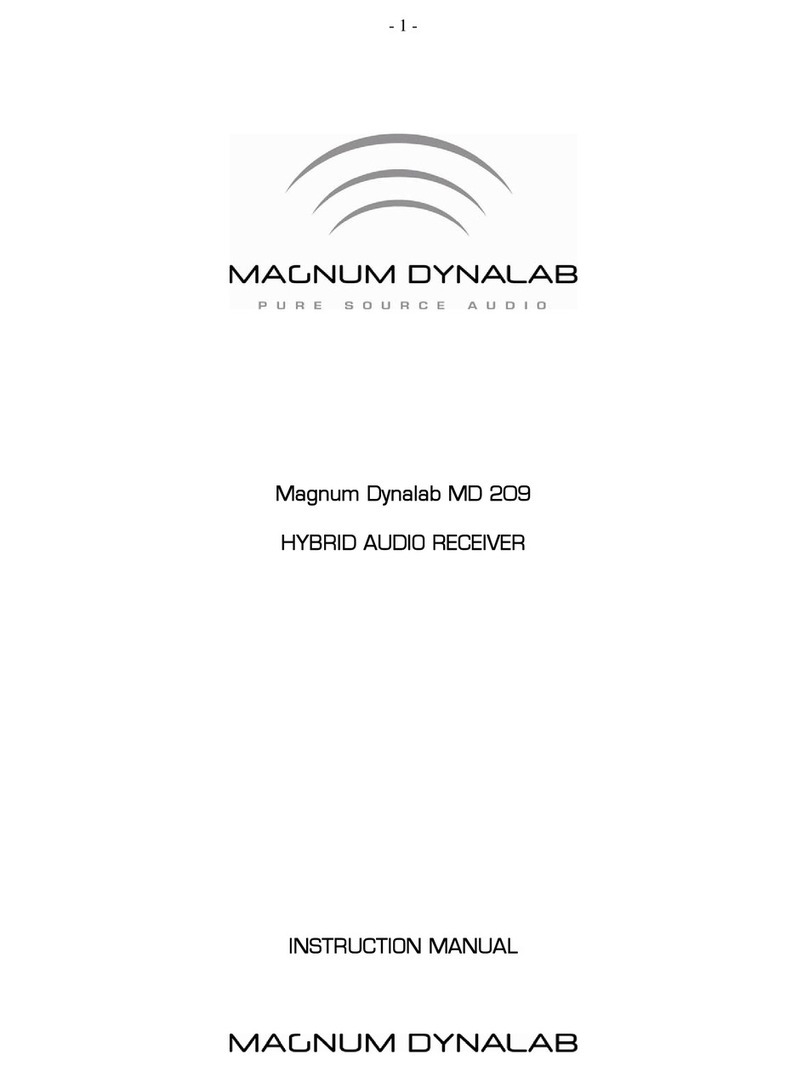 Magnum MD 209 User manual