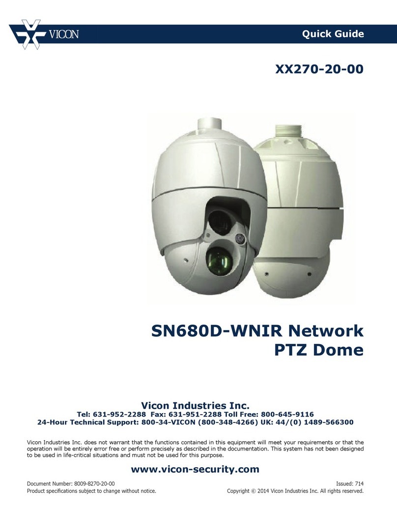 Vicon SN680D-WNIR User manual