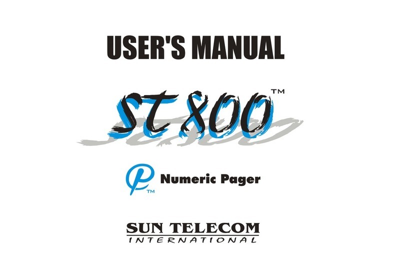 Sun Telecom ST800 user manual
