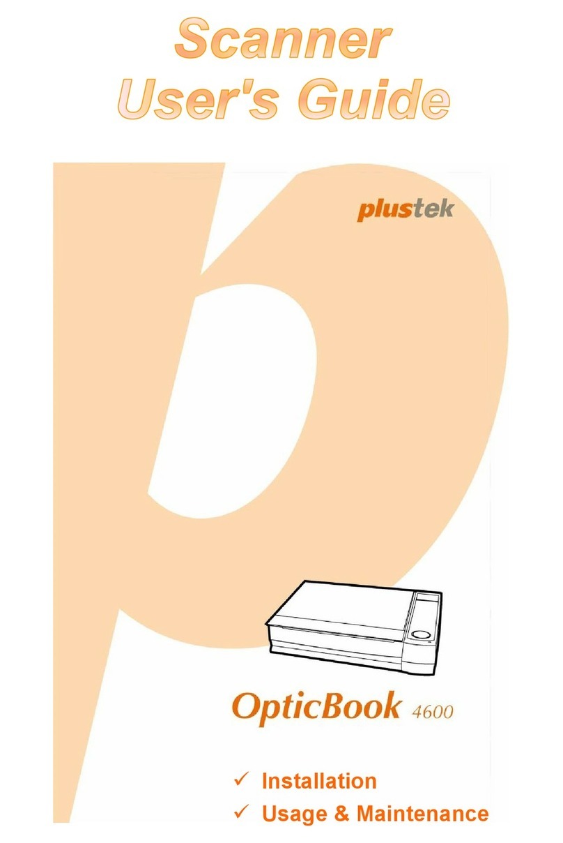 Plustek OpticBook 4600 User manual