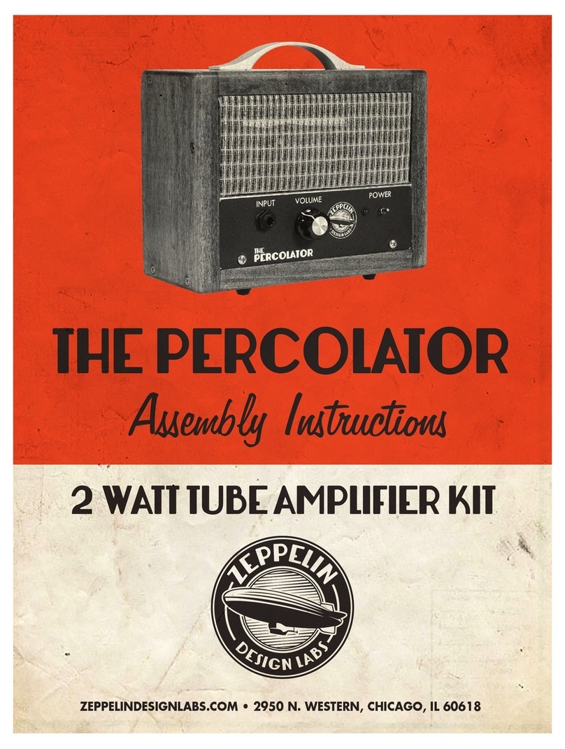 Zeppelin Design Labs THE PERCOLATOR COMBO User manual
