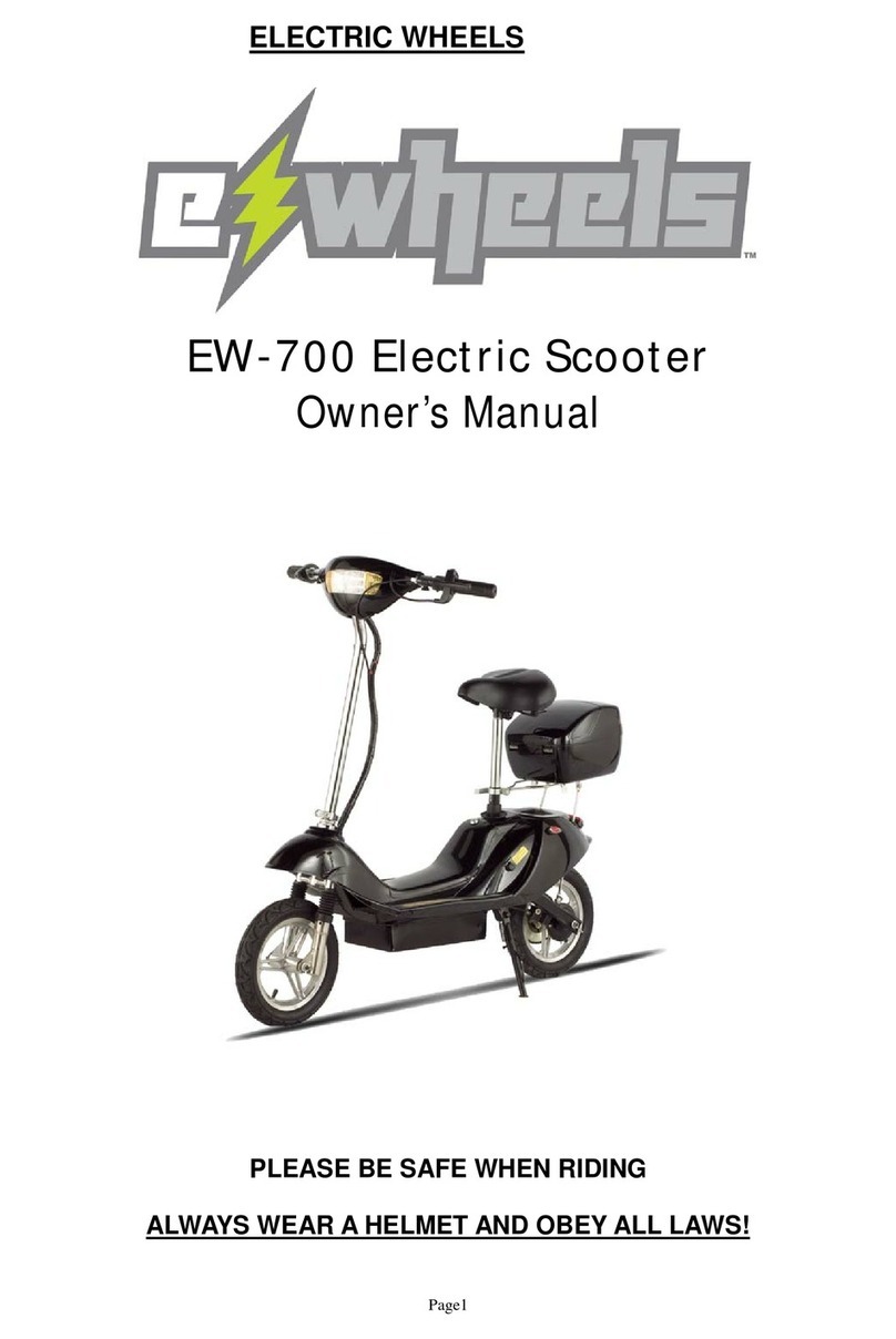 ELECTRIC WHEELS EW-700 owner's manual
